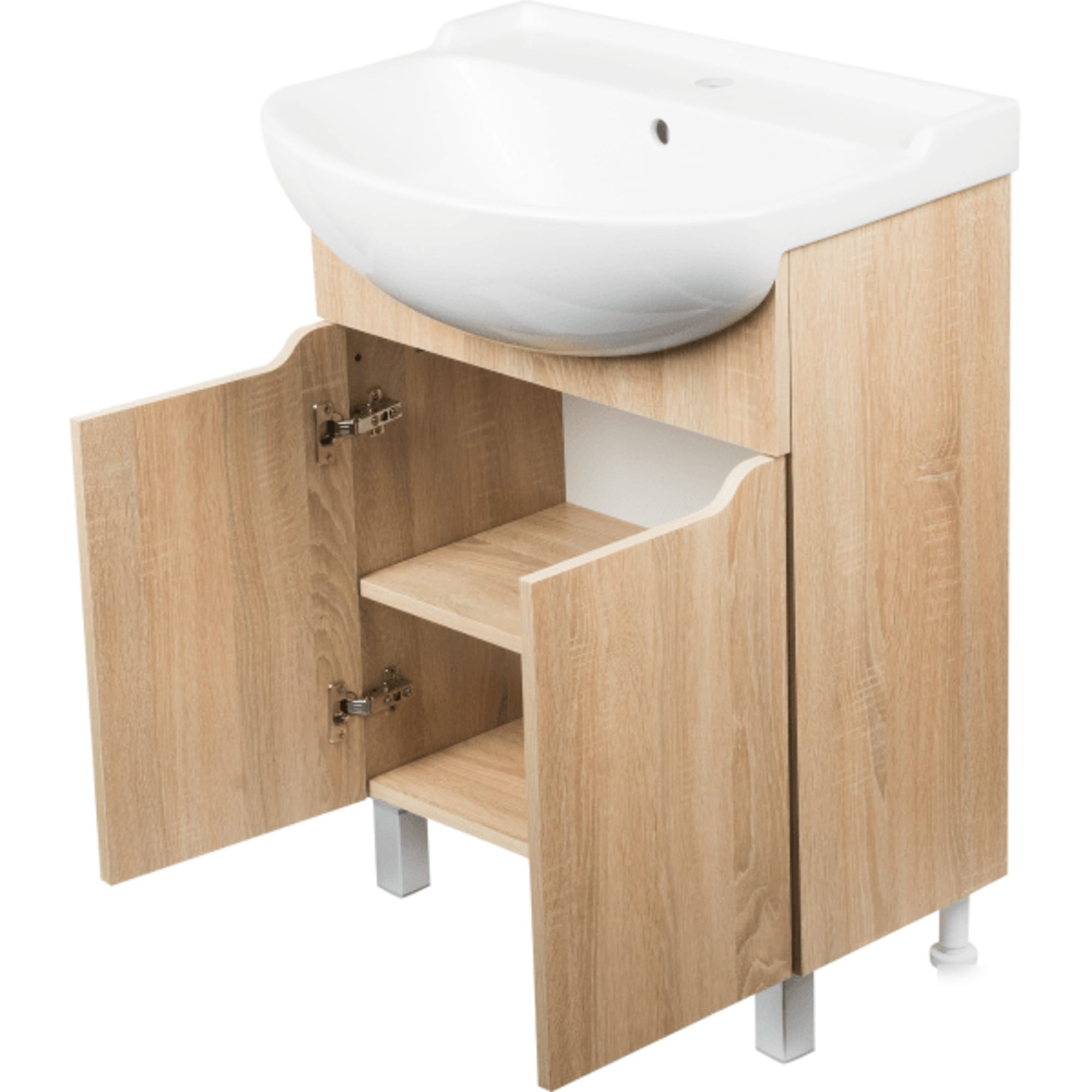 82251418 Тумба под раковину напольная «» 60 см цвет сонома Руан Santreyd  - Вид №3