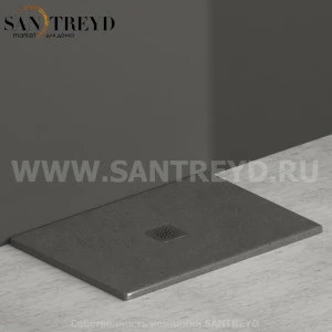 DT101PG Душевой поддон 100x70 керамический Globo