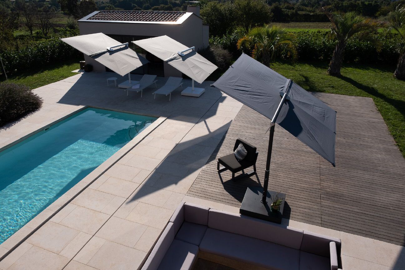 Алюминиевый поворотный зонтик с порошковым покрытием Scolaro Parasol ARCH-00041927 - Вид №2