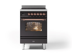 Стальная отдельно стоящая кухня с индукционной плитой