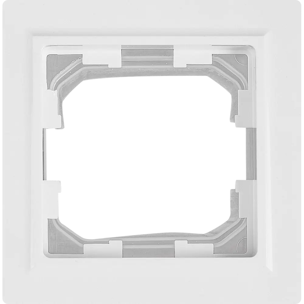 Рамка IEK Brite для розеток и выключателей - белая глянцевая защита 87761297 STLM-1107071