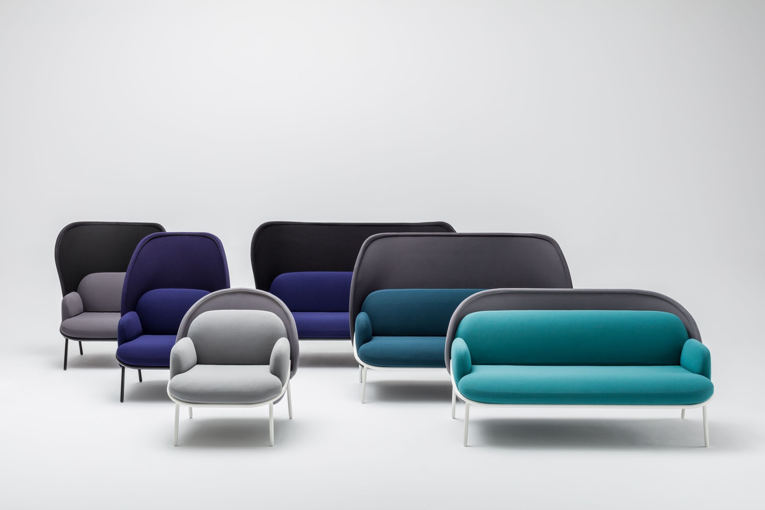 2-местный тканевый диван с огнестойкой обивкой MDD сетка ARCH-00081575 - Вид №13