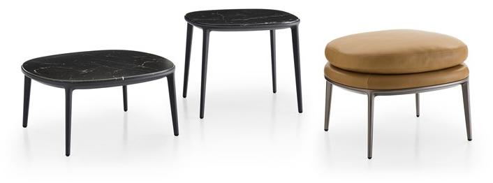 Maxalto Пуф из мягкой кожи Caratos sun-id-1387494 - Вид №1