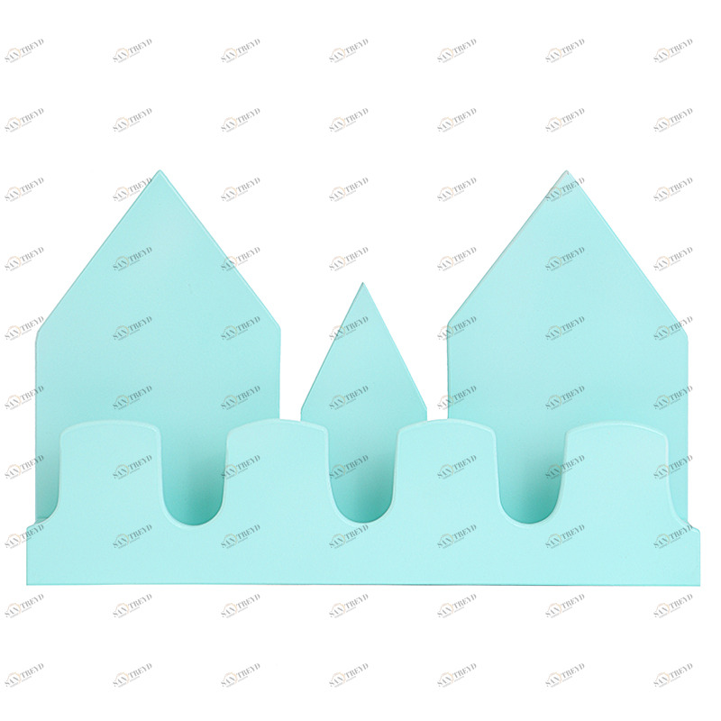 Вешалка-полка Verona в виде домика мятная VAMVIGVAM  282114 Голубой Santreyd 