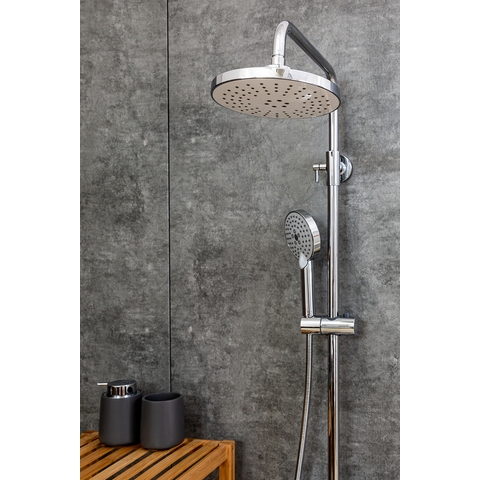 Orange Thermo T02-912cr Душевая система стермостатом Белый sun-id-1517031 - Вид №4