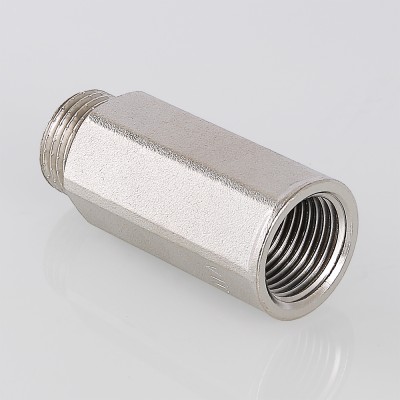 VTr.197.N.0420 Фитинг резьбовой – удлинитель Valtec 1/2" х 20 мм  - Вид №1