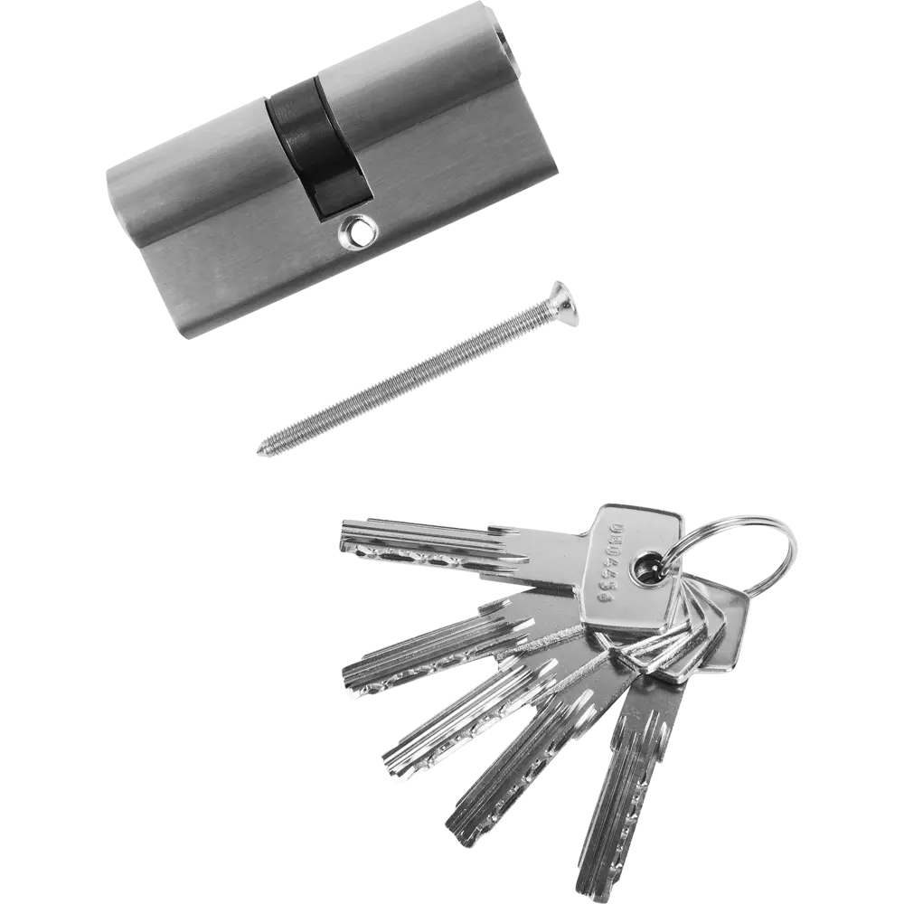 Цилиндр Standers TTBL1-3535NS, 35x35 мм, ключ/ключ, цвет никель STLM-2092061 - Вид №2