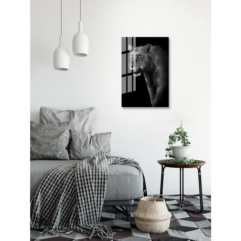 Картина на стекле «Львица» 40x60 см 82977340 STLM-2196220 ARTABOSKO  - Вид №4
