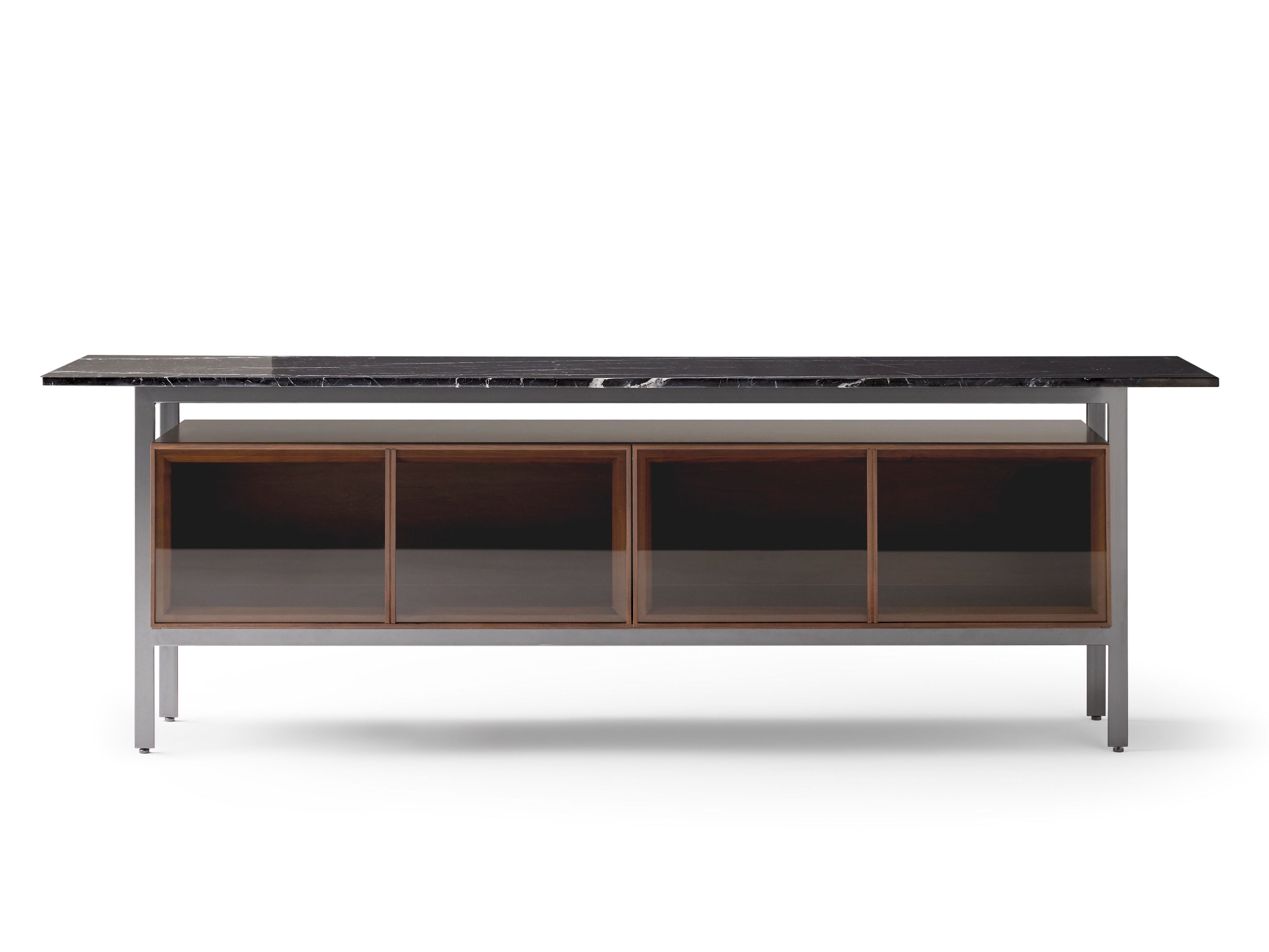 Шкаф из дерева и стекла с откидными дверями Punt Чикаго ARCH-00074008 - Вид №42