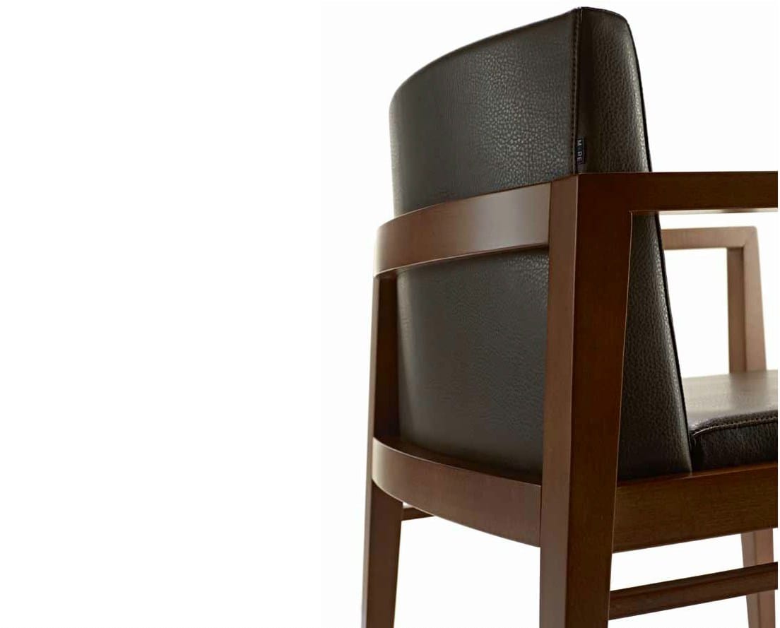 Кожаный стул с подлокотниками More Contract Serena ARCH-00129429 - Вид №2