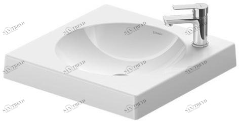 032050 Подвесная раковина настенная овальная Duravit Architec белая