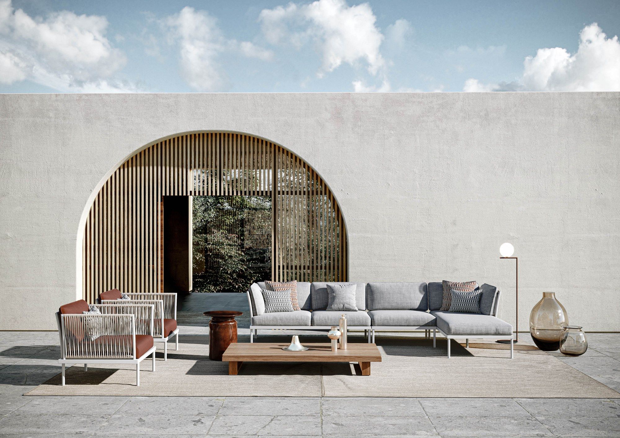 Тканевое садовое кресло Atmosphera ARCH-00115667 - Вид №2