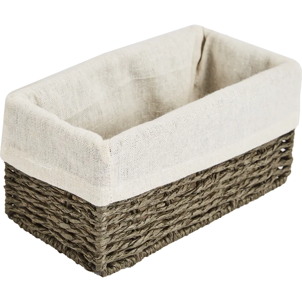 SPACEO Корзина для хранения из бумажных нитей графитового цвета 89344351 Kub STLM-1099838