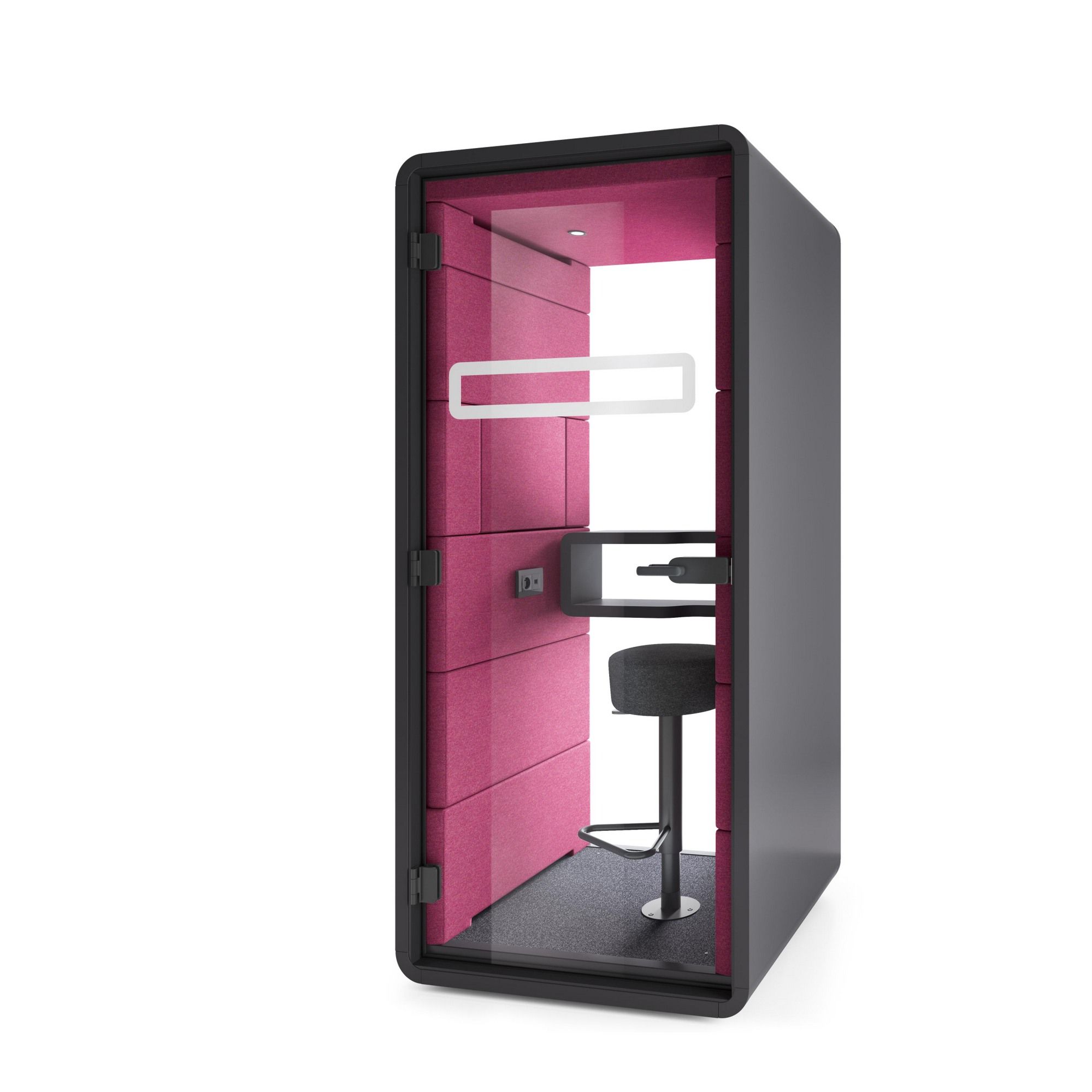 Одноместная акустическая офисная кабина со встроенным освещением Mikomax Smart Office Hushoffice ARCH-00139656 - Вид №51