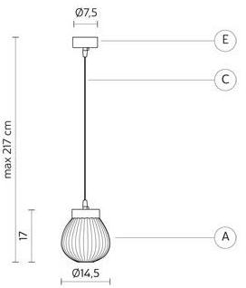 Karman Подвесной светильник с прямым светом в стекле Ceraunavolta sun-id-1365210 - Вид №10