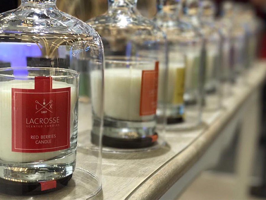 Свеча ароматическая в стекле "Красные ягоды" AMBIENTAIR  00-3880950 Красный  - Вид №2