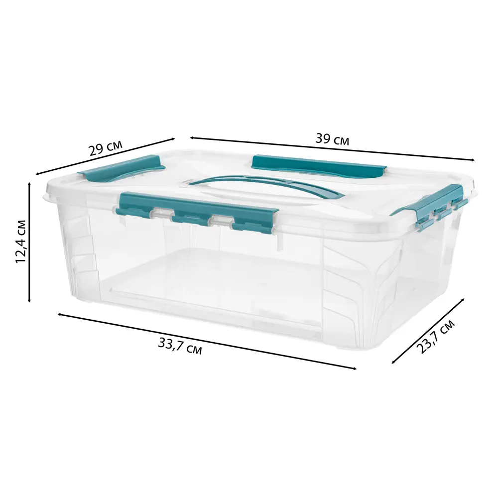 Santreyd Grand Box — универсальный прозрачный ящик для хранения 10 л 82369311 Lms STLM-0025651