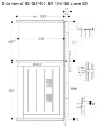 Gaggenau Комбинированная микроволновая печь Serie 400 Bm451100 - Вид №3