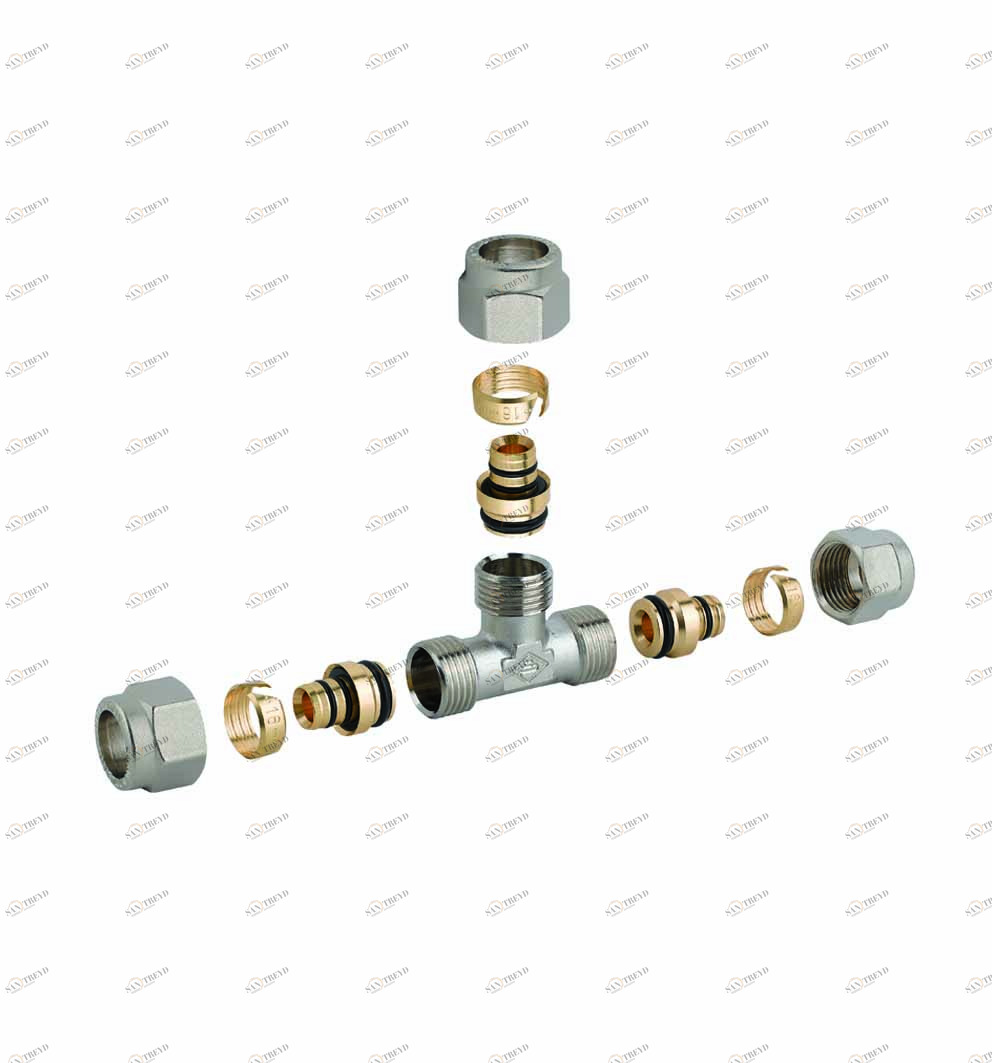 Carlo Poletti R46518Q Коленчатый фитинг 90° с внутренней резьбой для труб многослойных 