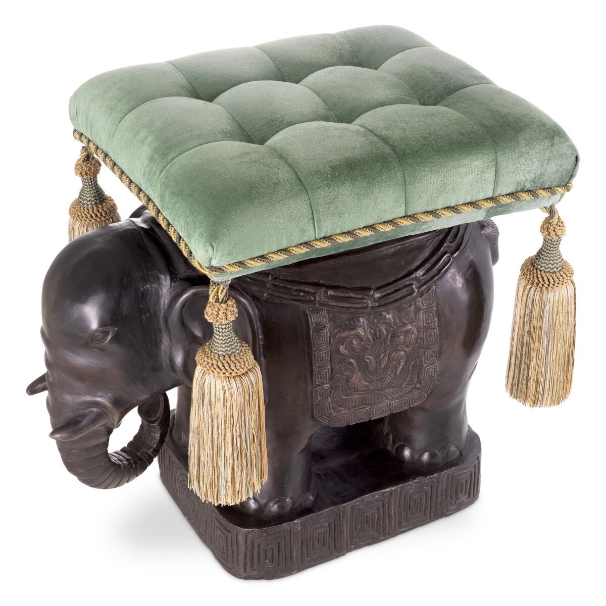 Бронзовый стул с мягким сиденьем Eichholtz ELEPHANT ARCH-00133018 - Вид №5