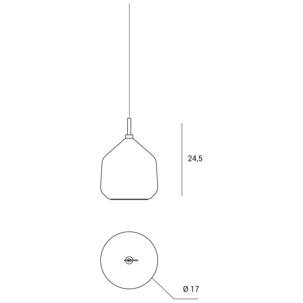 Подвесной светильник из боросиликатного стекла Miloox ARCH-00128961 - Вид №12