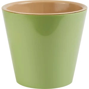 Горшок цветочный London ø15.5 h11.3 см v1 л пластик зеленый