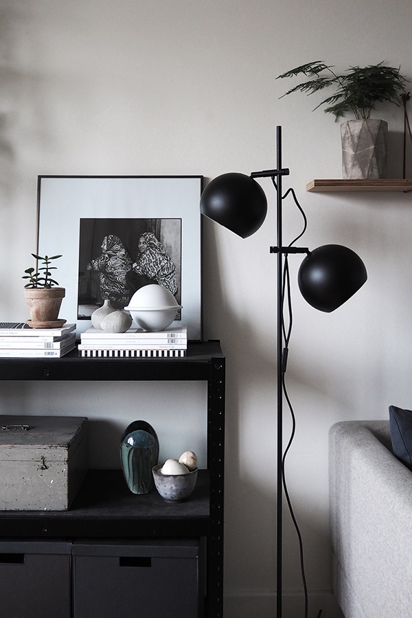 Торшер черный матовый Ball Double 63327 652 SPOTS FRANDSEN  00-3948132 Черный  - Вид №2