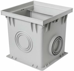 First Corporation Традиционный серый монолитный колодец из полипропилена First plast Pzn30