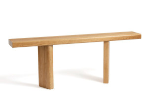 Прямоугольная дубовая консоль