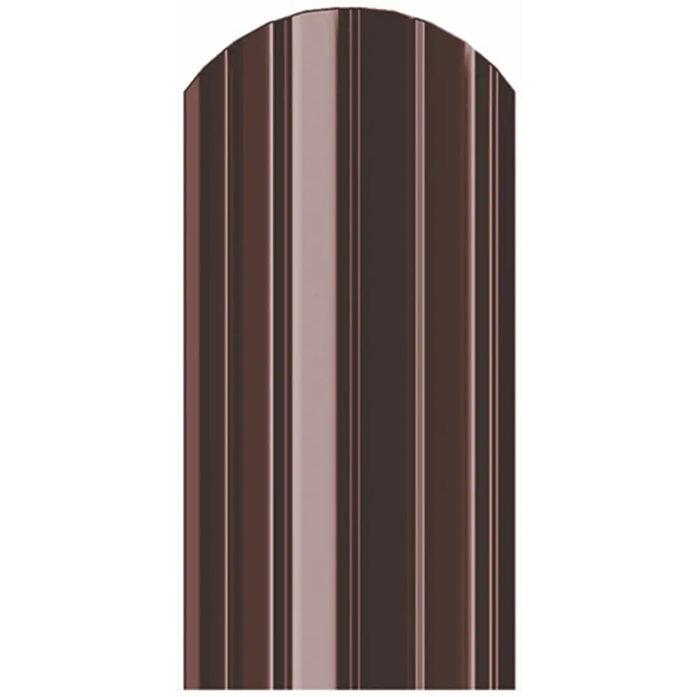 Штакетник 105 мм 1.5 м коричневый 84169442 STLM-2007661 Santreyd 