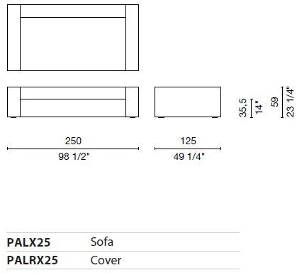 Cappellini Съемный диван Panda sun-id-1415895 - Вид №11