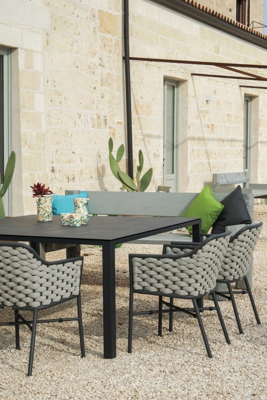 Штабелируемый садовый стул с подлокотниками DRIGANI любовь ARCH-00108110 - Вид №2