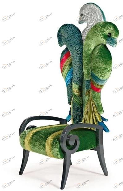 Sicis Кресло из ткани с высокой спинкой Nextart sun-id-1471556