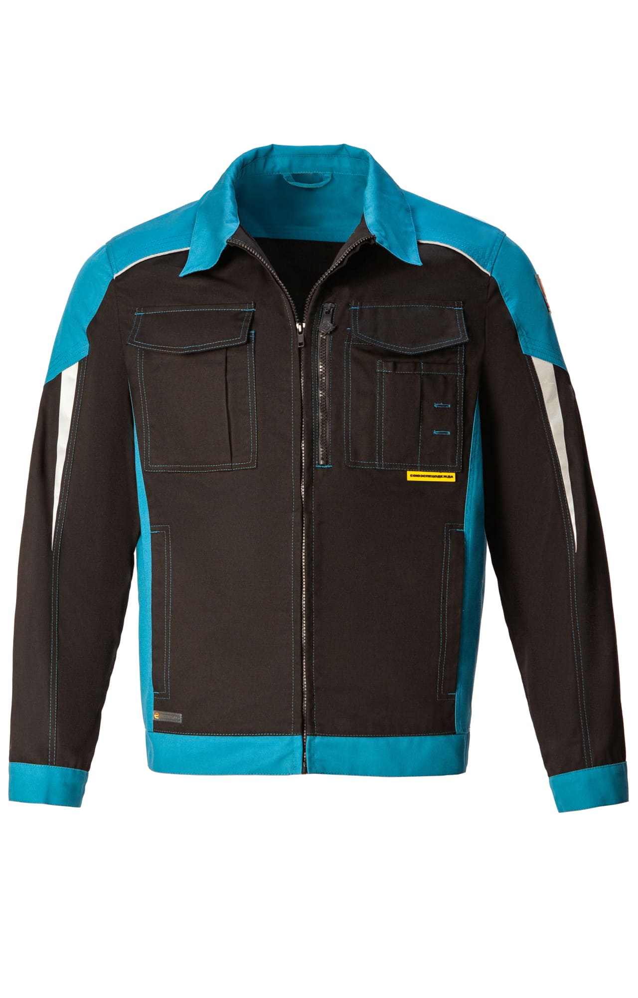 5045242 Костюм NEW черный-аквамарин STATUS  Летняя спецодежда  размер 44-46/170-176  - Вид №3