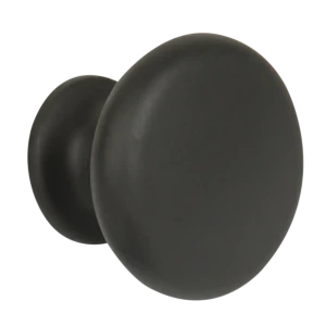 Мебельная ручка-кнопка 163 цвет матовый черный