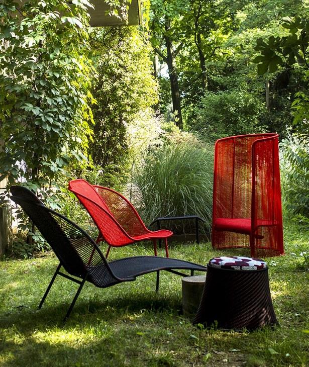 Moroso Кресло из цветных полиэтиленовых нитей, сотканных вручную M'afrique sun-id-1360885 - Вид №7