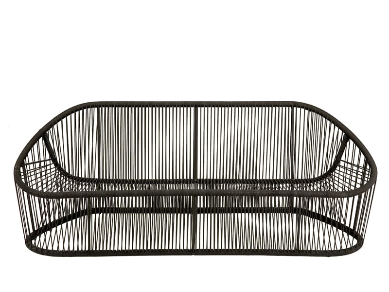 2-местный стальной и ПВХ садовый диван Zanotta клуб ARCH-00087315