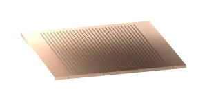 Полувстроенный душ под дождем WE ARE IB av620sr Brushed Rose Gold Aqua