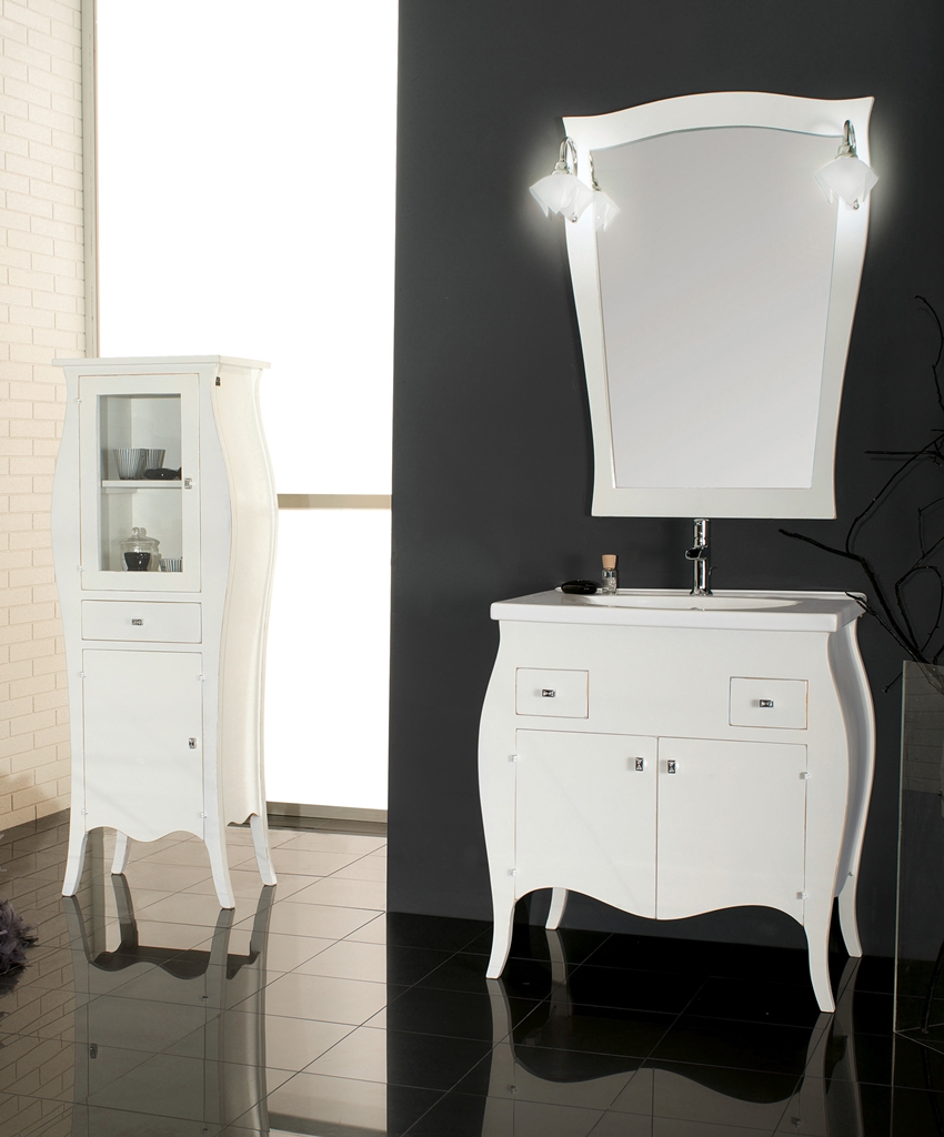 8953 Tifernoit Белая лакированная композиция для ванной Bagno  - Вид №1