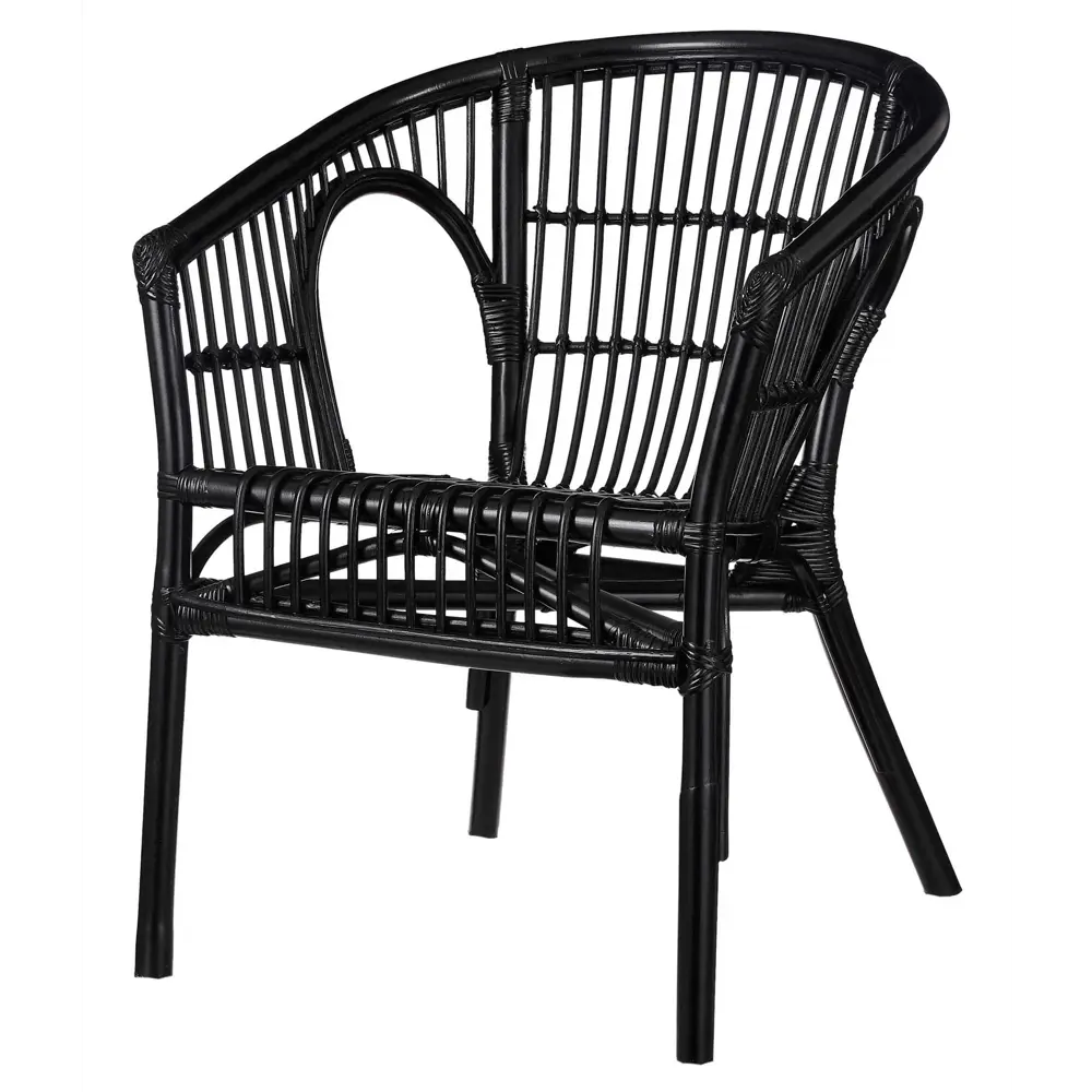 Садовое кресло Zambia 58x76x59 см ротанг черный Santreyd Mica outdoor furniture and decoration STLM-2001261