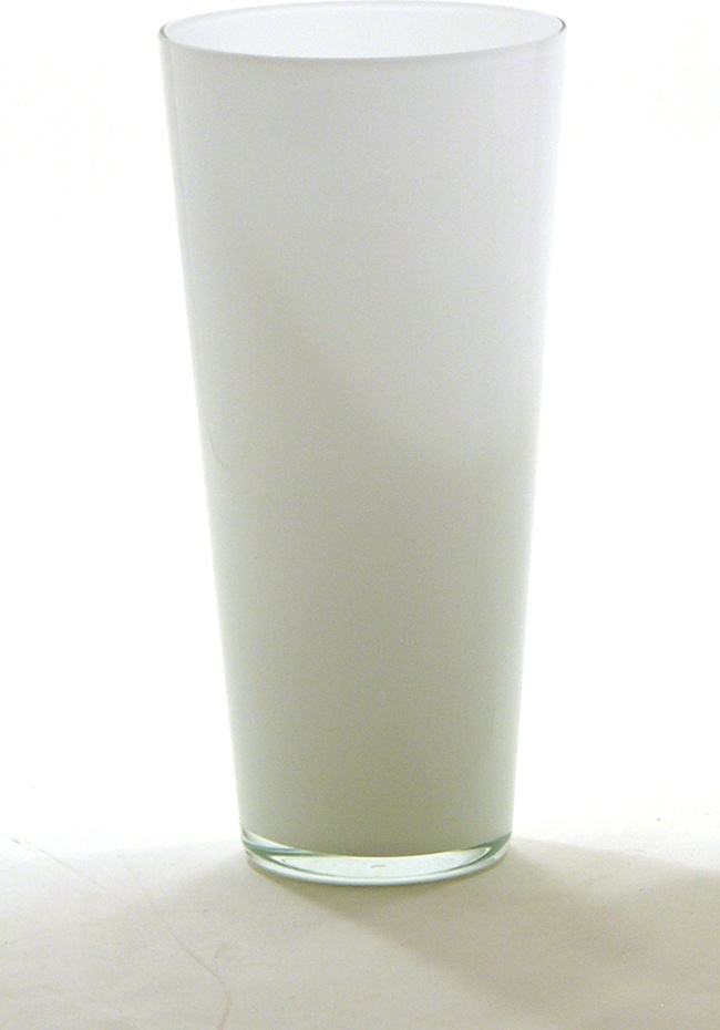 10587567 Paul Nagel Ваза Paul Nagel "Камилл" 25см (белая) Стекло 