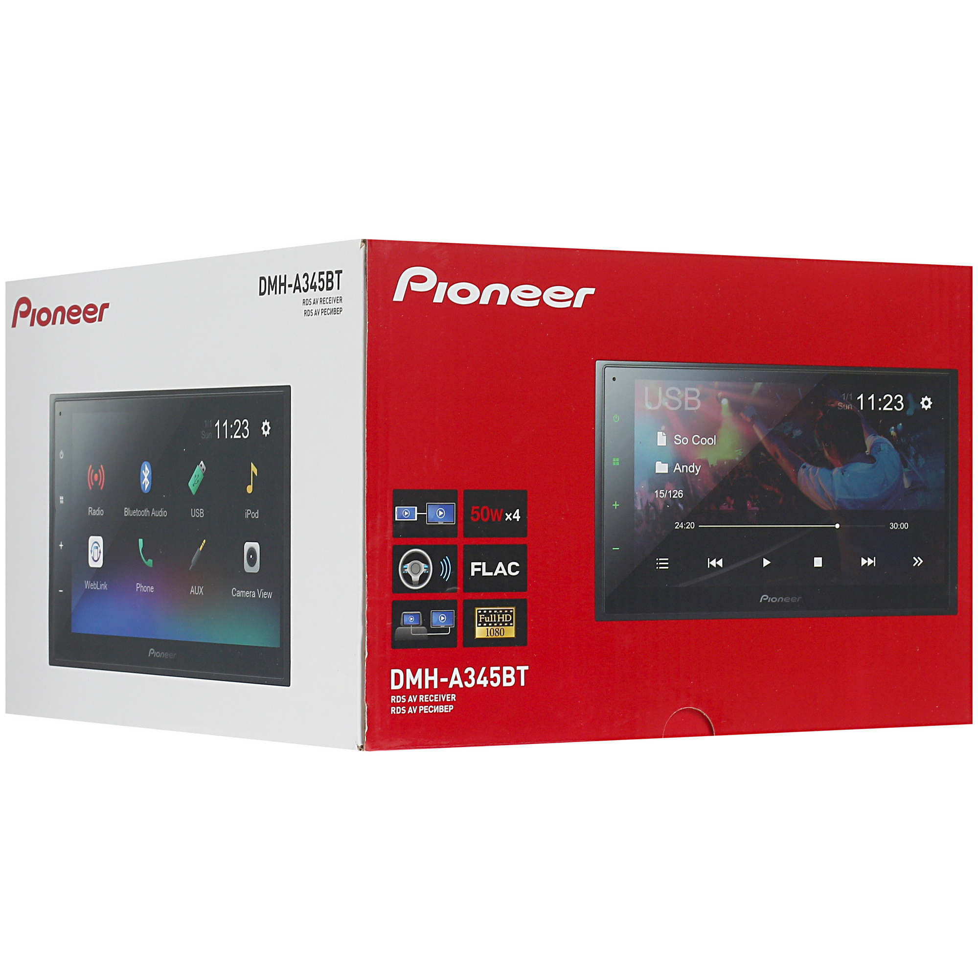 4855226 Автопроигрыватель Pioneer DMH-A345BT STDN-0001776 - Вид №8