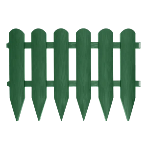 Забор декоративный Протэкт Штакетник 25x240 см пластик хаки
