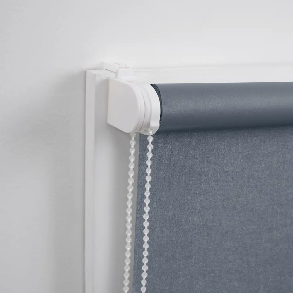 Рулонная штора KREAFORTA Karelia блэкаут синяя 40×160 см 89391244 STLM-1568717 - Вид №4