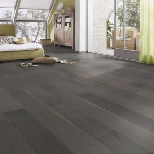 Паркетная доска Meister PD 400 Cottage Титаново-серебристый 8221 Дуб Рустик с брашью (Текстурированная) 2200х180 мм 2300200040 - Вид №8