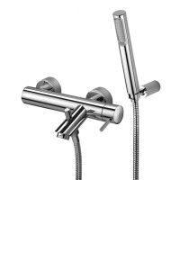 Внешний смеситель для ванны с ручным душем