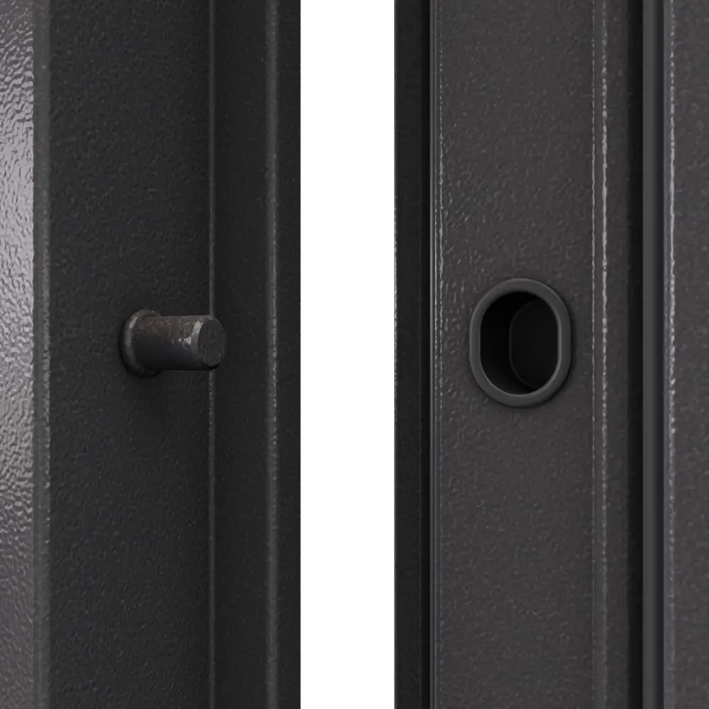 Дверь металлическая Стеф, 860 мм, левая, цвет орех тёмный TOREX STLM-2056554 - Вид №6