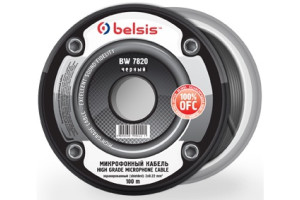 15525898 Микрофонный кабель, 2 жилы, чёрный BW7820 Belsis