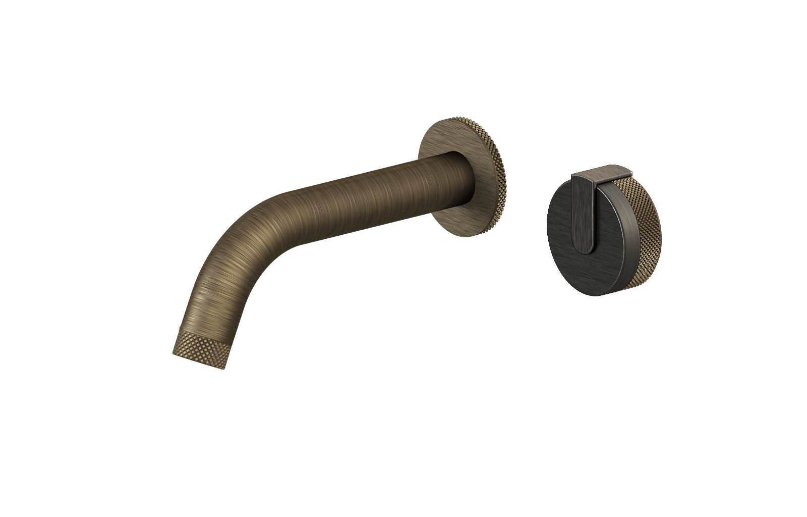 E-11535-R1BOX-L1BOX-VBB Настенный прогрессивный смеситель скрытого монтажа для раковины GRAFF MOD+