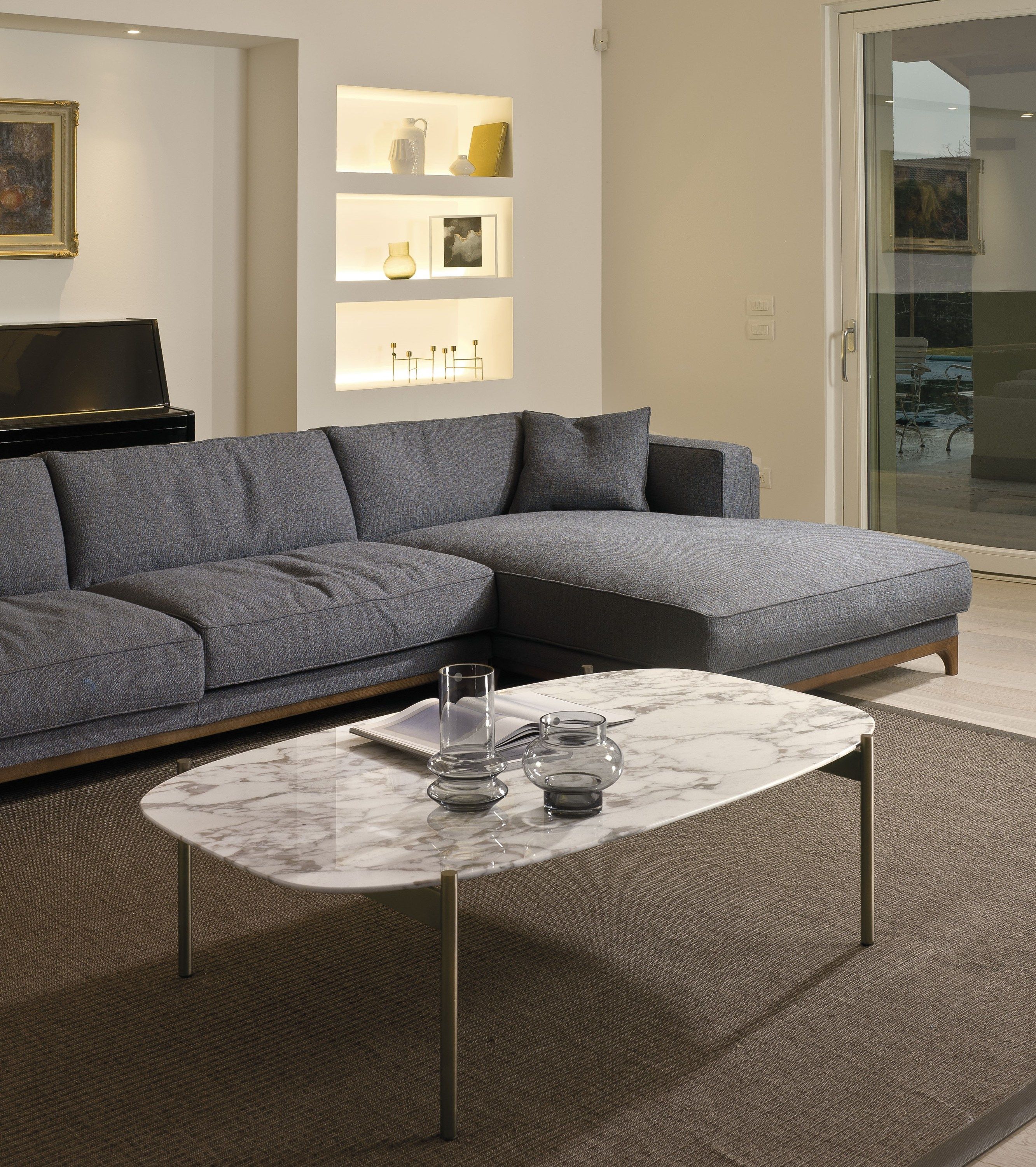 Мраморный журнальный столик для гостиной CTS SALOTTI ARCH-00097497 - Вид №1